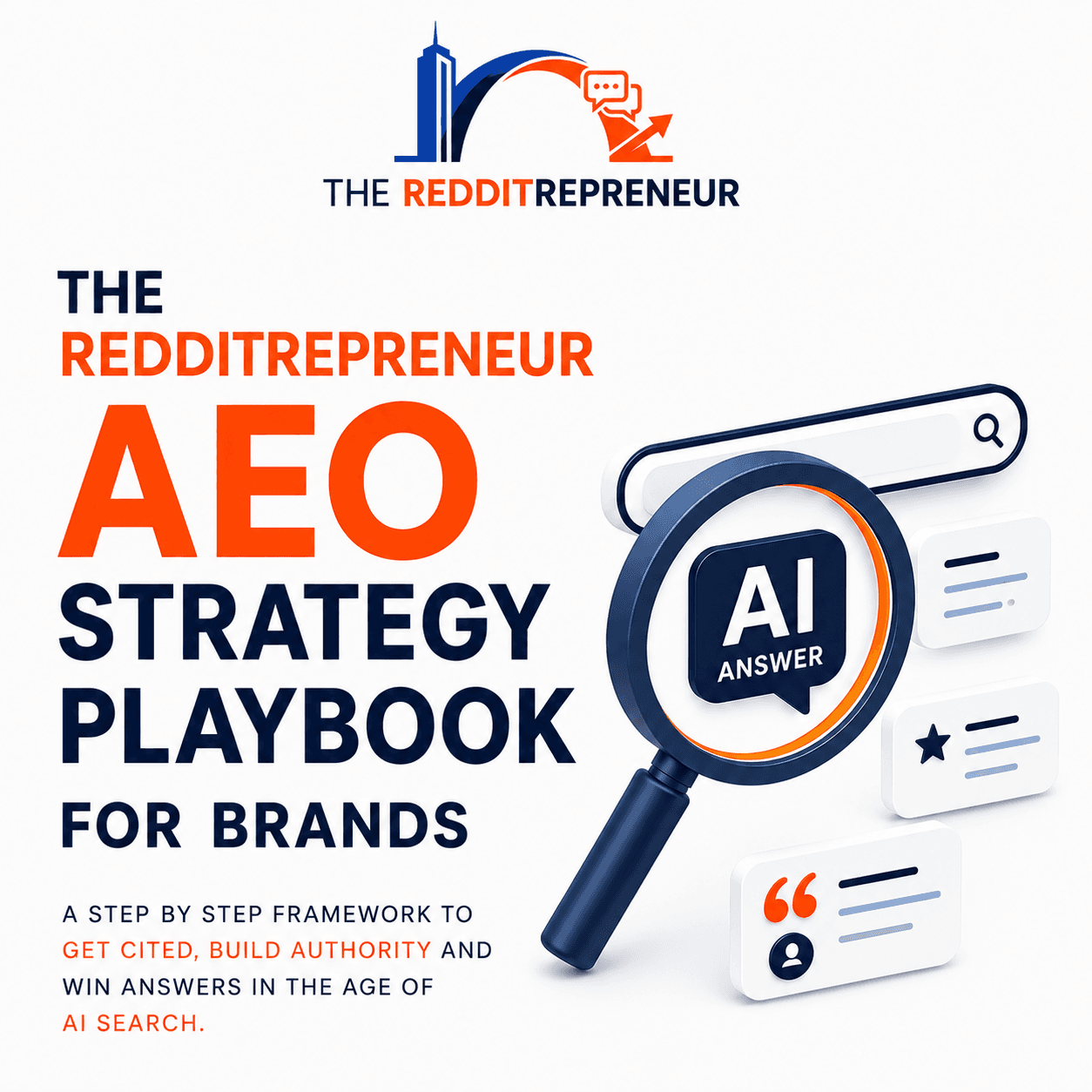 The Redditrepreneur AEO Strategy Playbook for Brands product cover