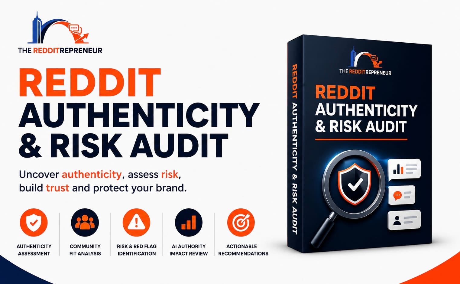 Reddit Authenticity and Risk Audit service by The Redditrepreneur
